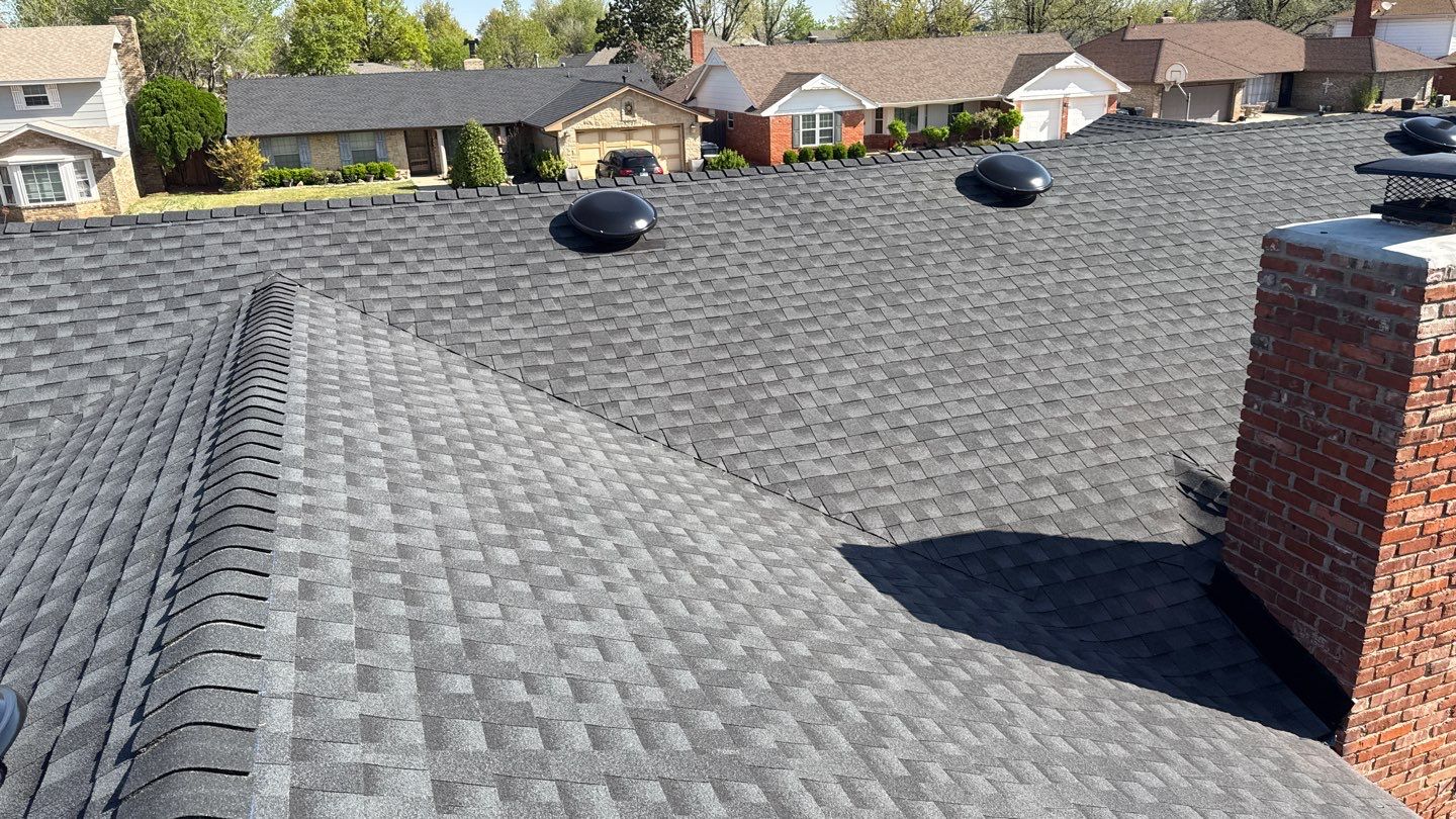 roof, solar tube, & box vent replacement in Oklahoma City by McCann's Roofing and Construction