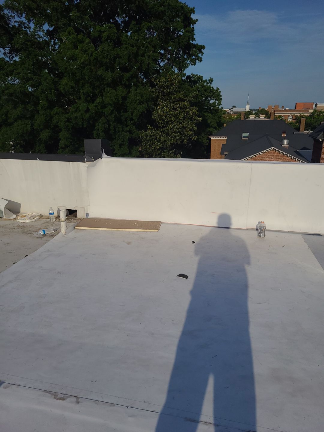 Alexandria: Carlisle Syntec TPO Flat Roof Installation by RM Banning, Inc.