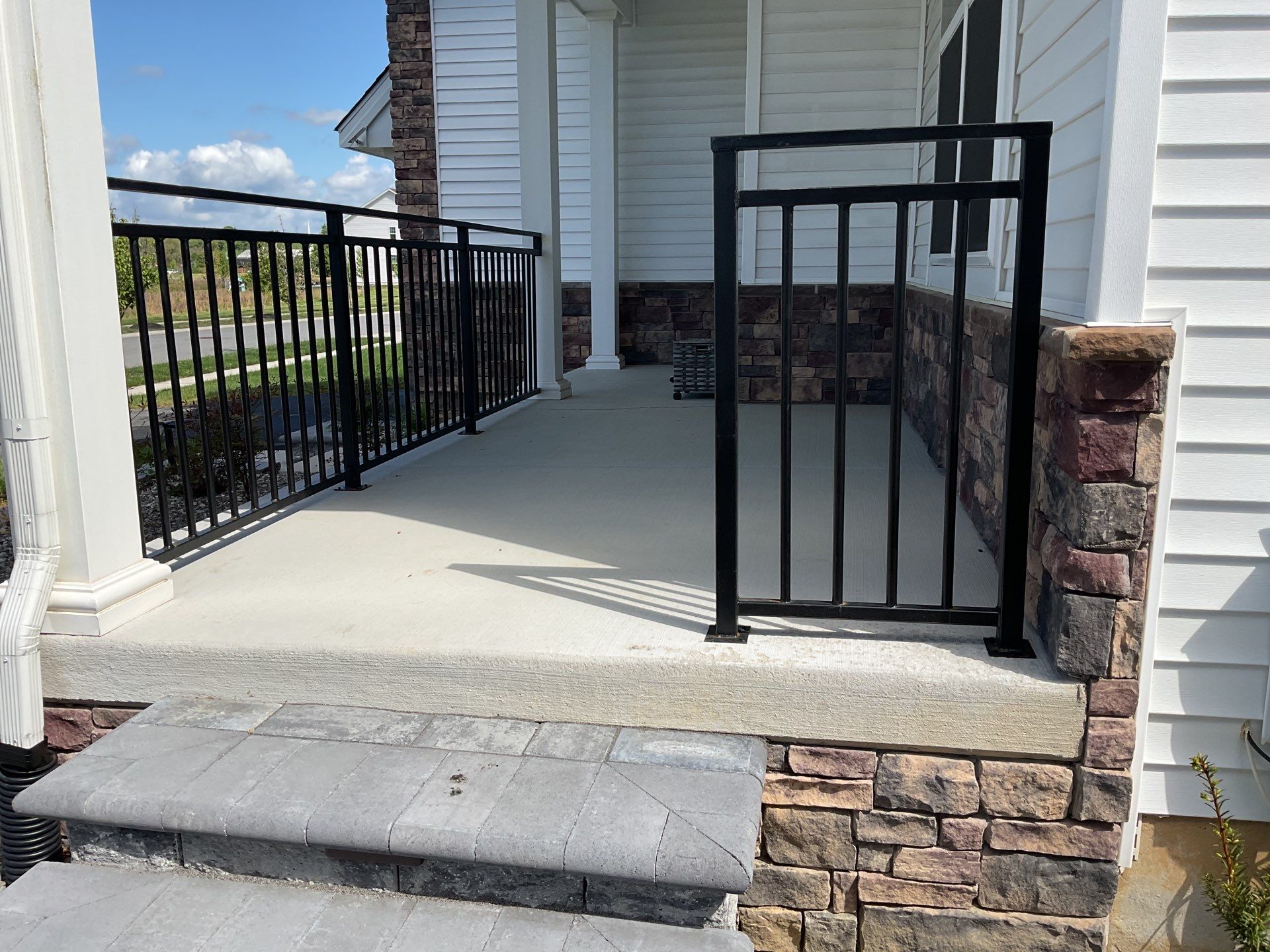 Custom Belgard Paver Patio Design & Installation in Delaware by Studio G Indoor Spaces & Outdoor Living