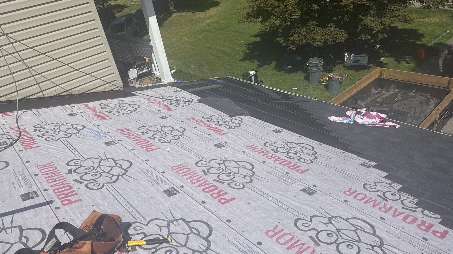 Roof Replacement using Owens Corning Onyx Black by 180 Contractors