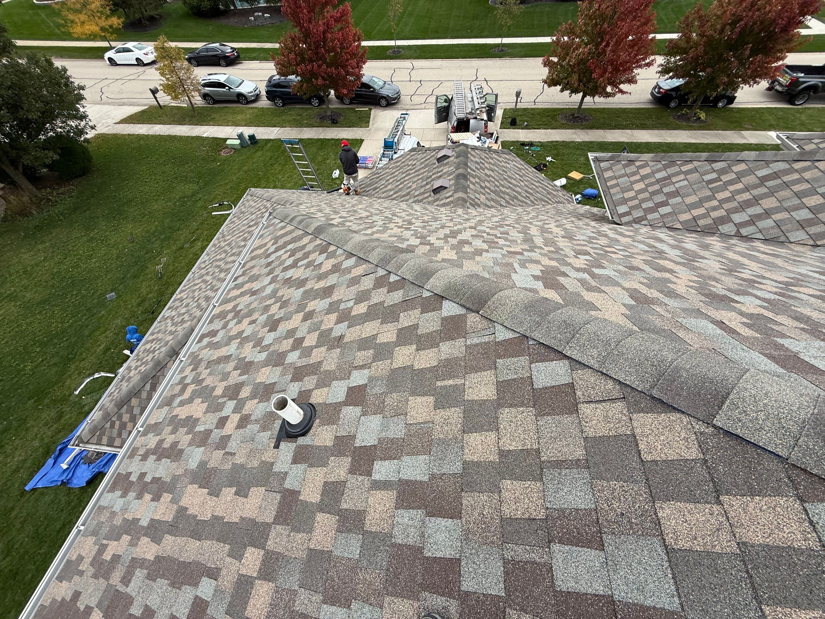 GAF Cedar Falls Roof and Velux windows by Optimal Home Improvement 