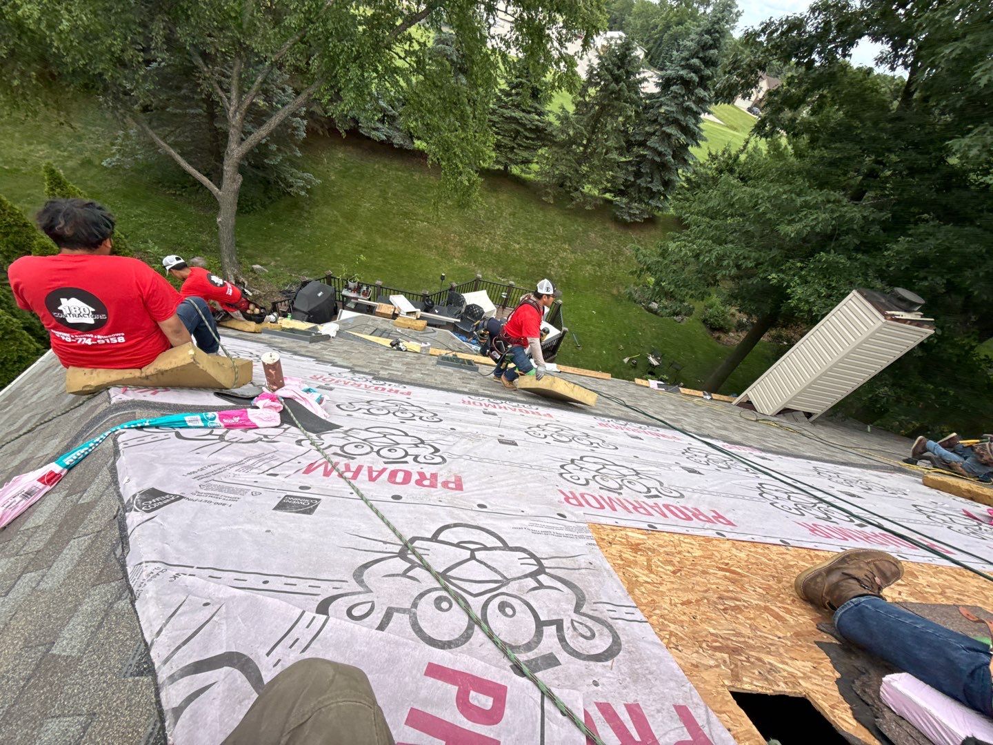 Roof Replacement using Owens Corning Duration Flex by 180 Contractors