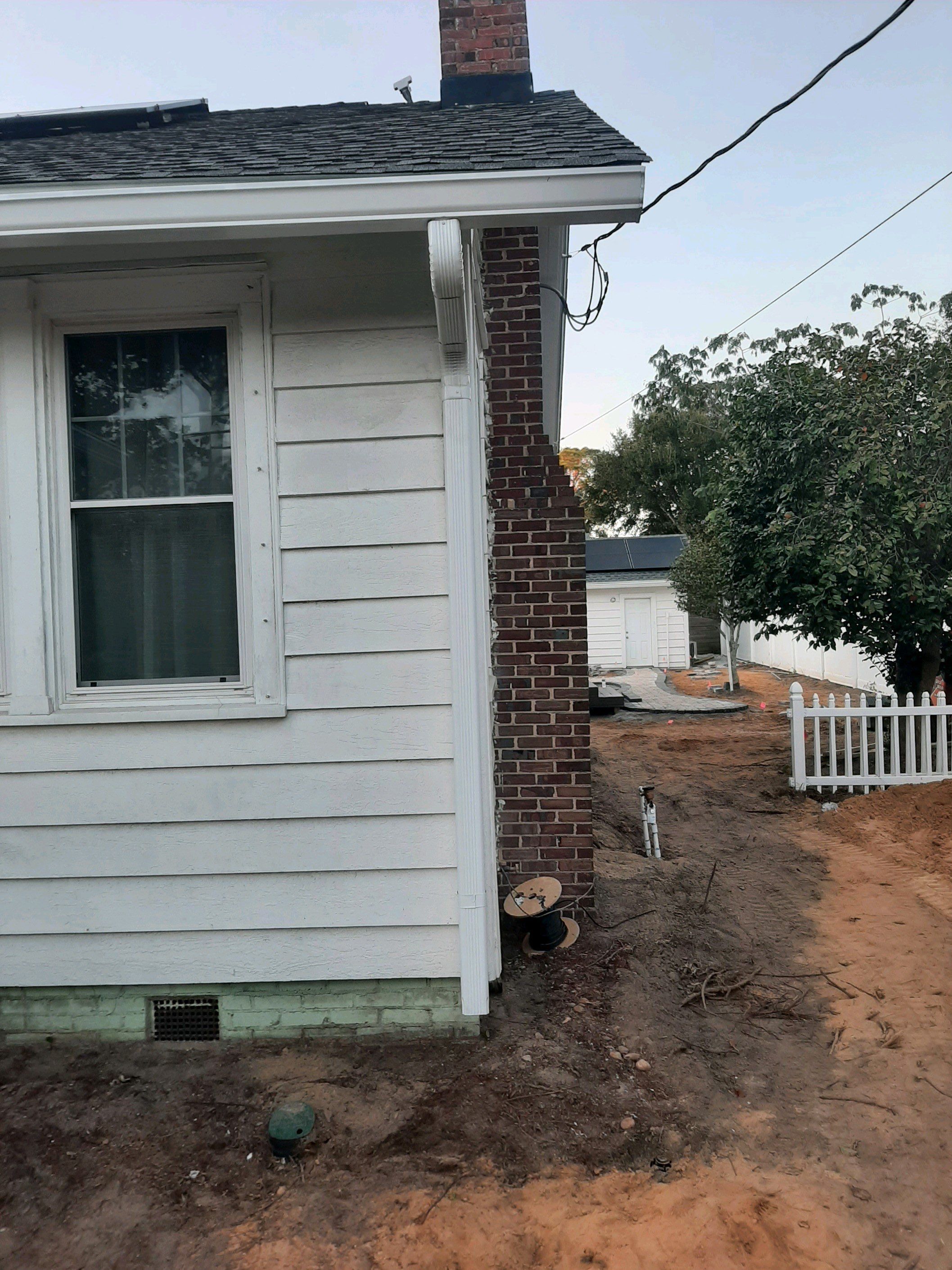 Gutter Installation using K-Style Seamless Gutters by Gutter Professors