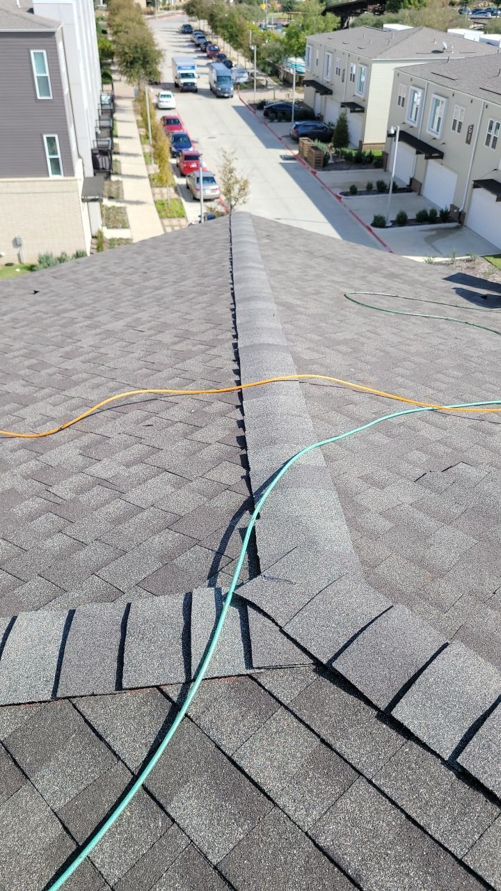 Apartment Roofing Installation using GAF HDZ Shingles, GAF TPO and Pavers in Lewisville, TX by Roof Experts