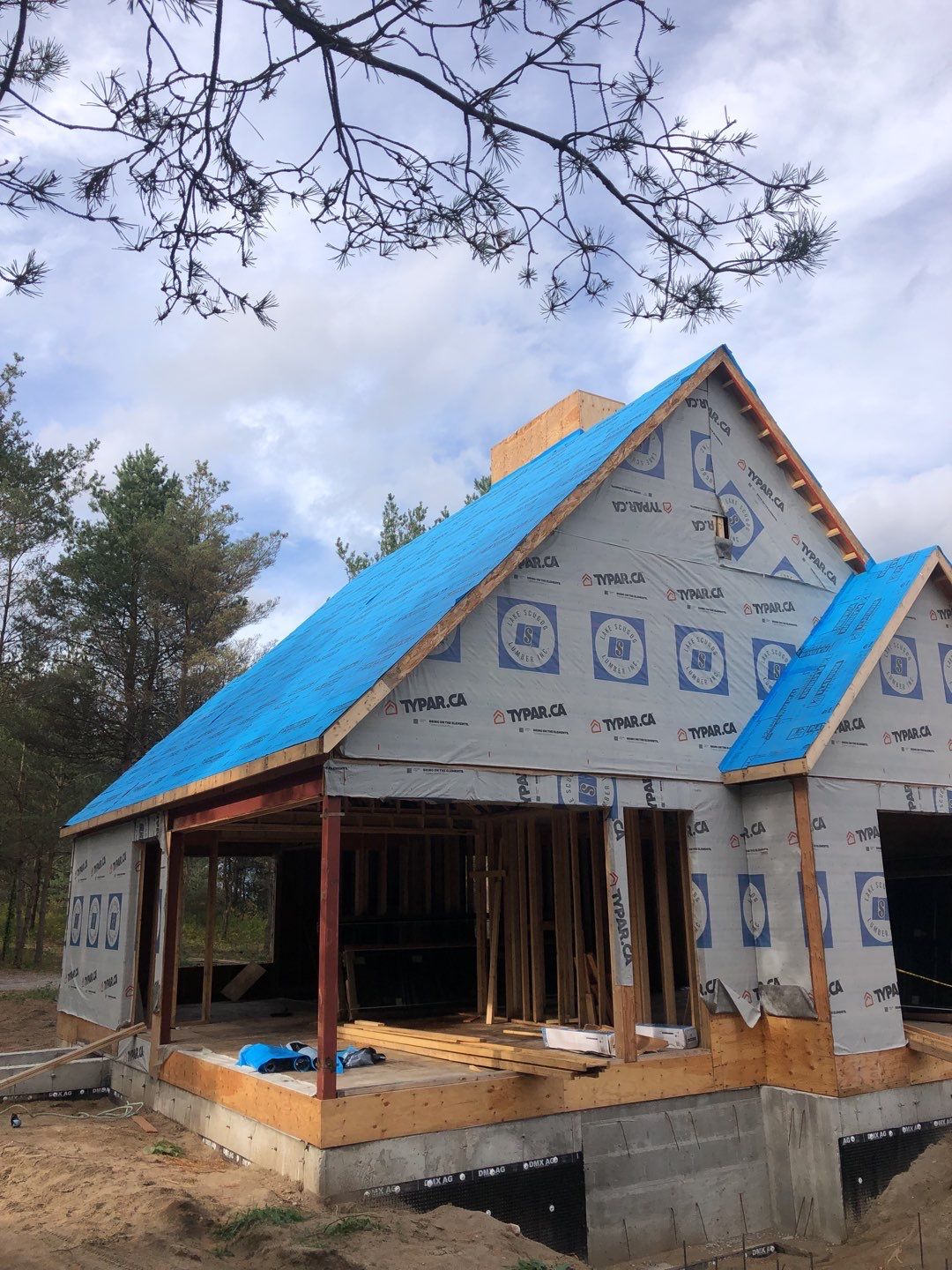 New Home Construction using 16" Standing Seam Panels by Jay Carter Roofing & Sheet Metal