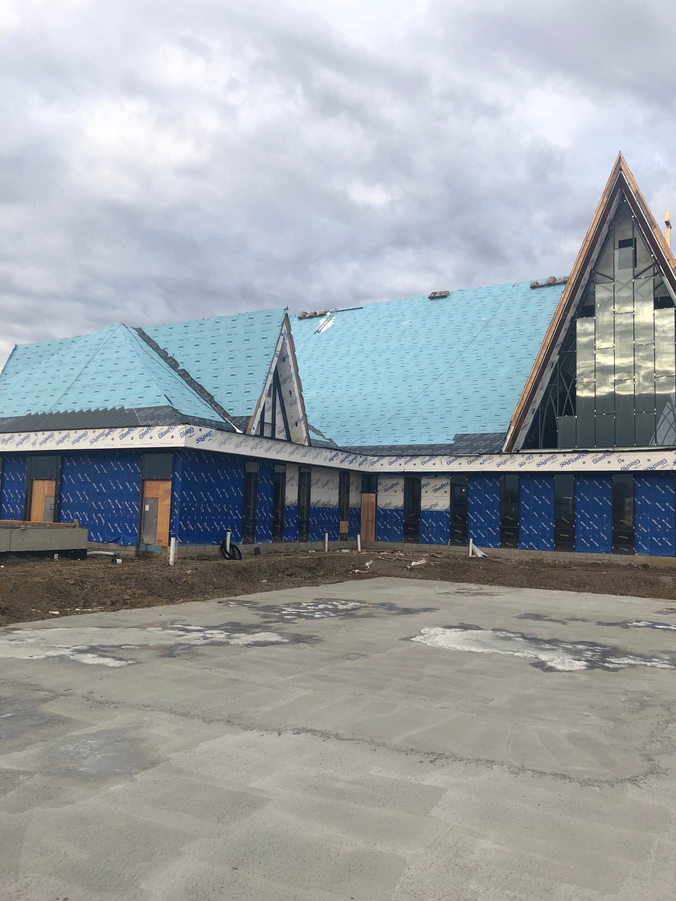 Commercial Roofing Installation using Diamond Tile Metal Shingles , Tpo Flat Roof by Jay Carter Roofing & Sheet Metal