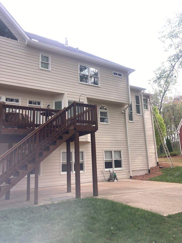 James Hardie Siding Replacement, Rotten Wood Replacement, Exterior Painting, and Front Porch Column Replacement by Nelson Exteriors 