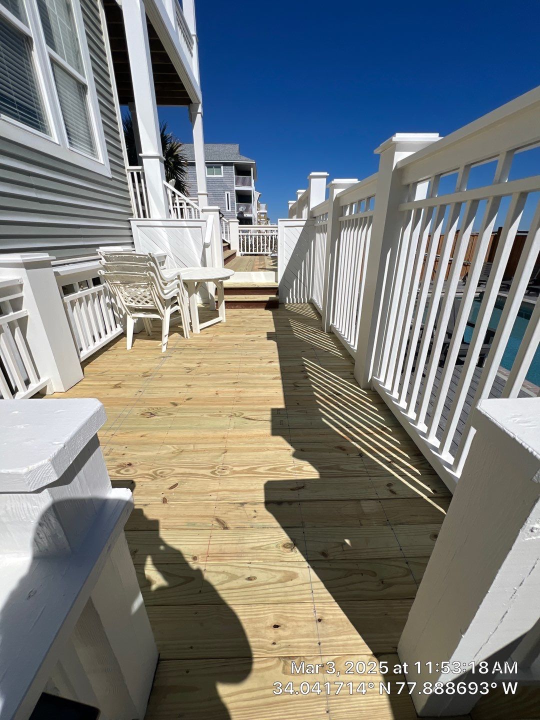 Deck Installation using 2-in x 6-in x 8-ft #2 Prime Southern yellow pine Above ground Pressure Treated Lumber by RGR Construction and Roofing, LLC