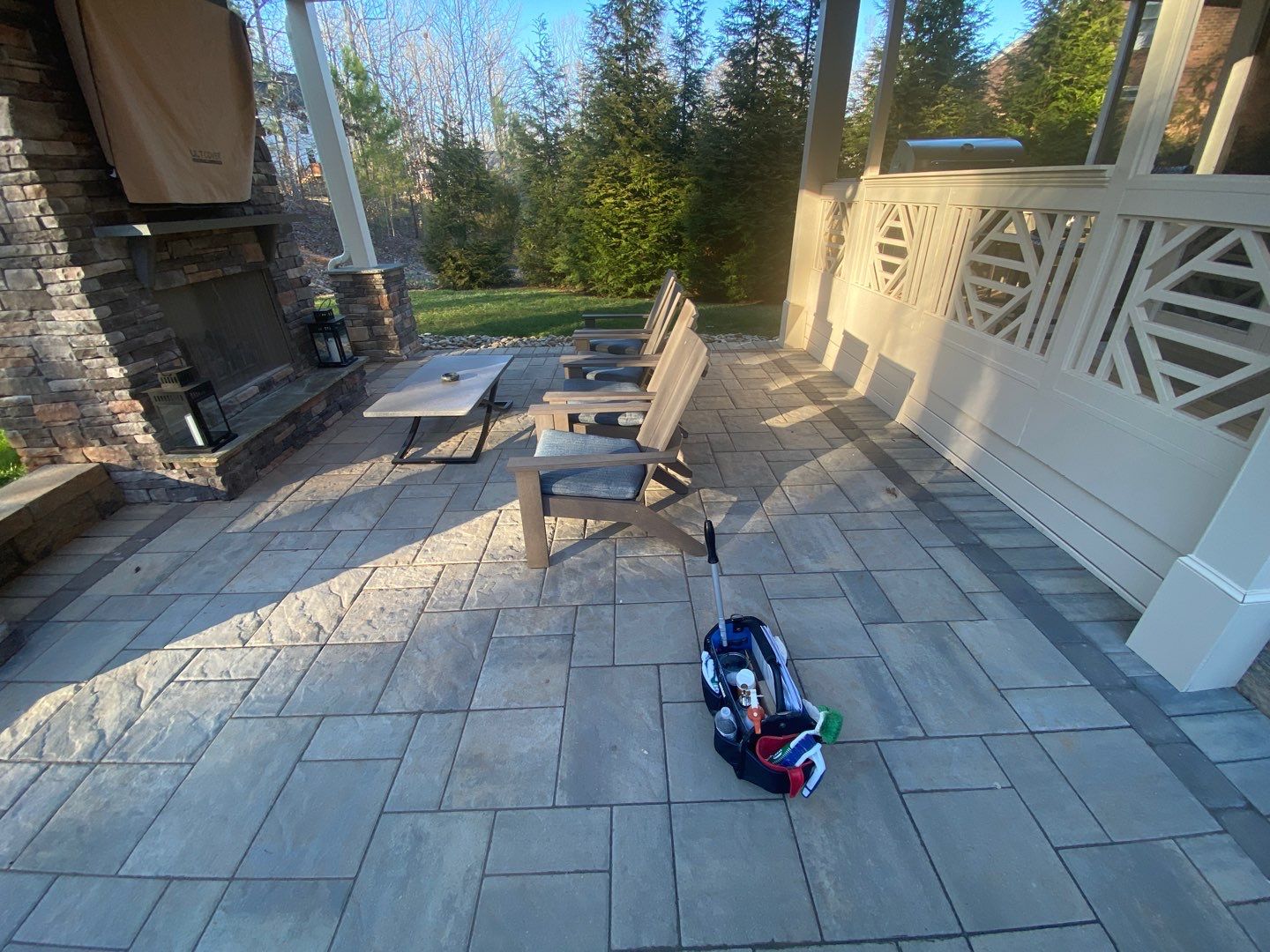 Pavers using Concrete Sealant by DuraSeal