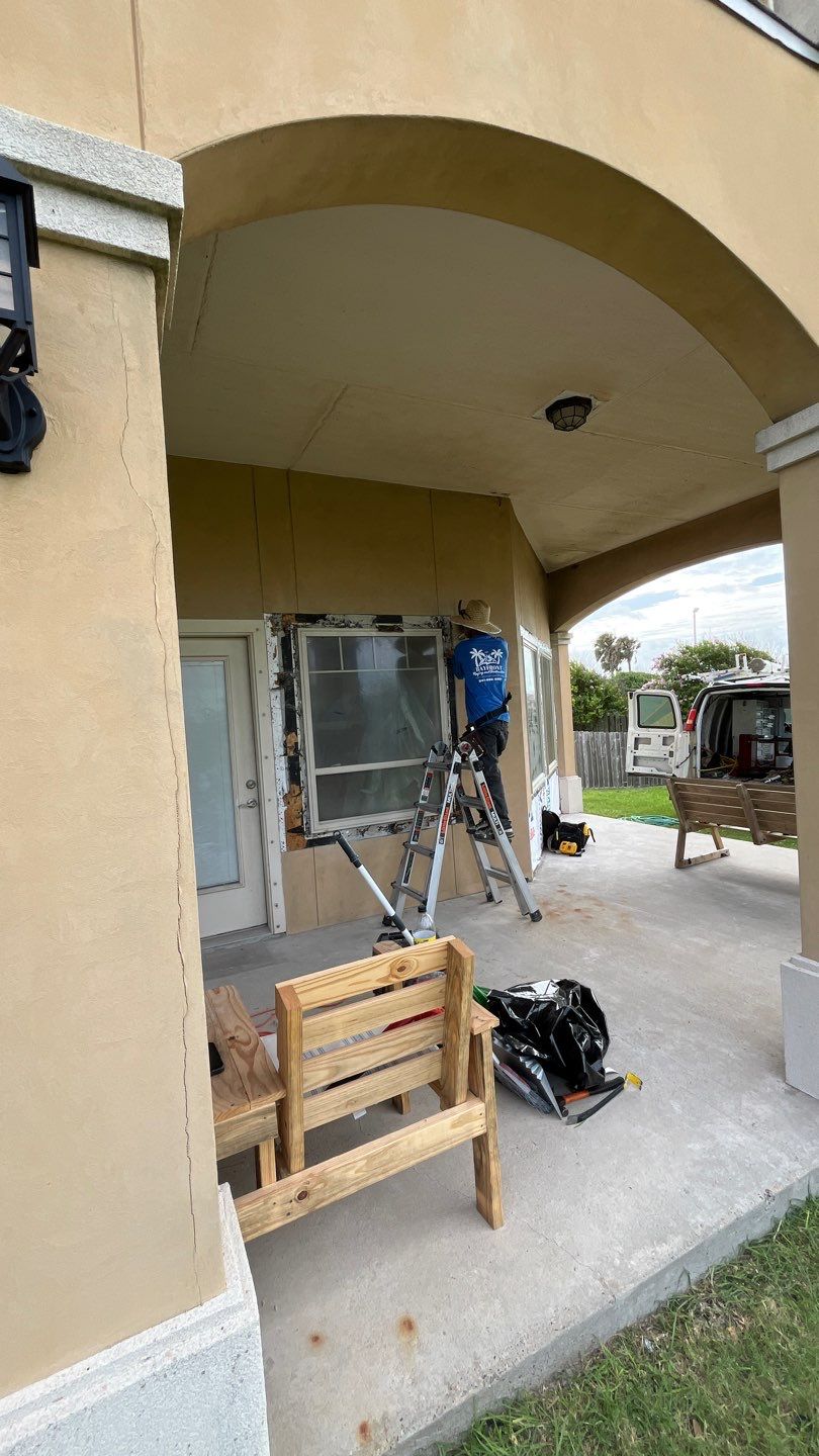 Installing Windows on a Submarine  by Bayfront Roofing and Construction