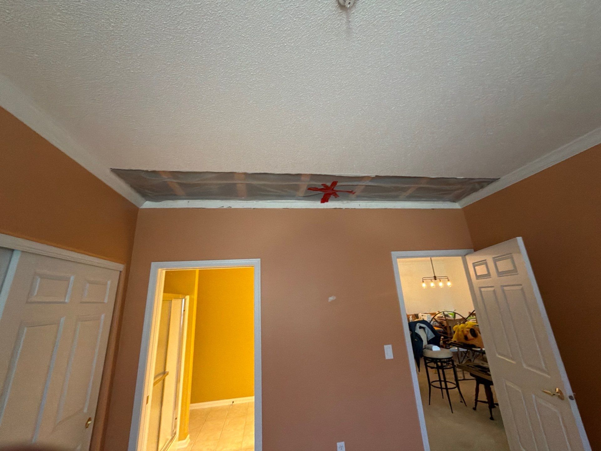 Bathroom Ceiling Restoration and Interior Painting in Franklin by OCS Contracting Services