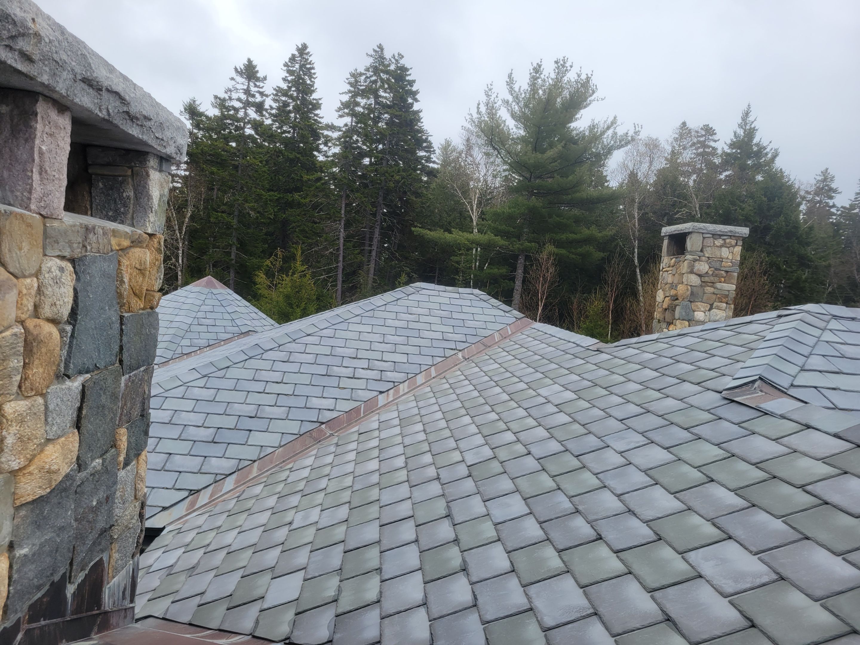 Roof Repair using Eco Star Slate tile by The B.A.R Roofing