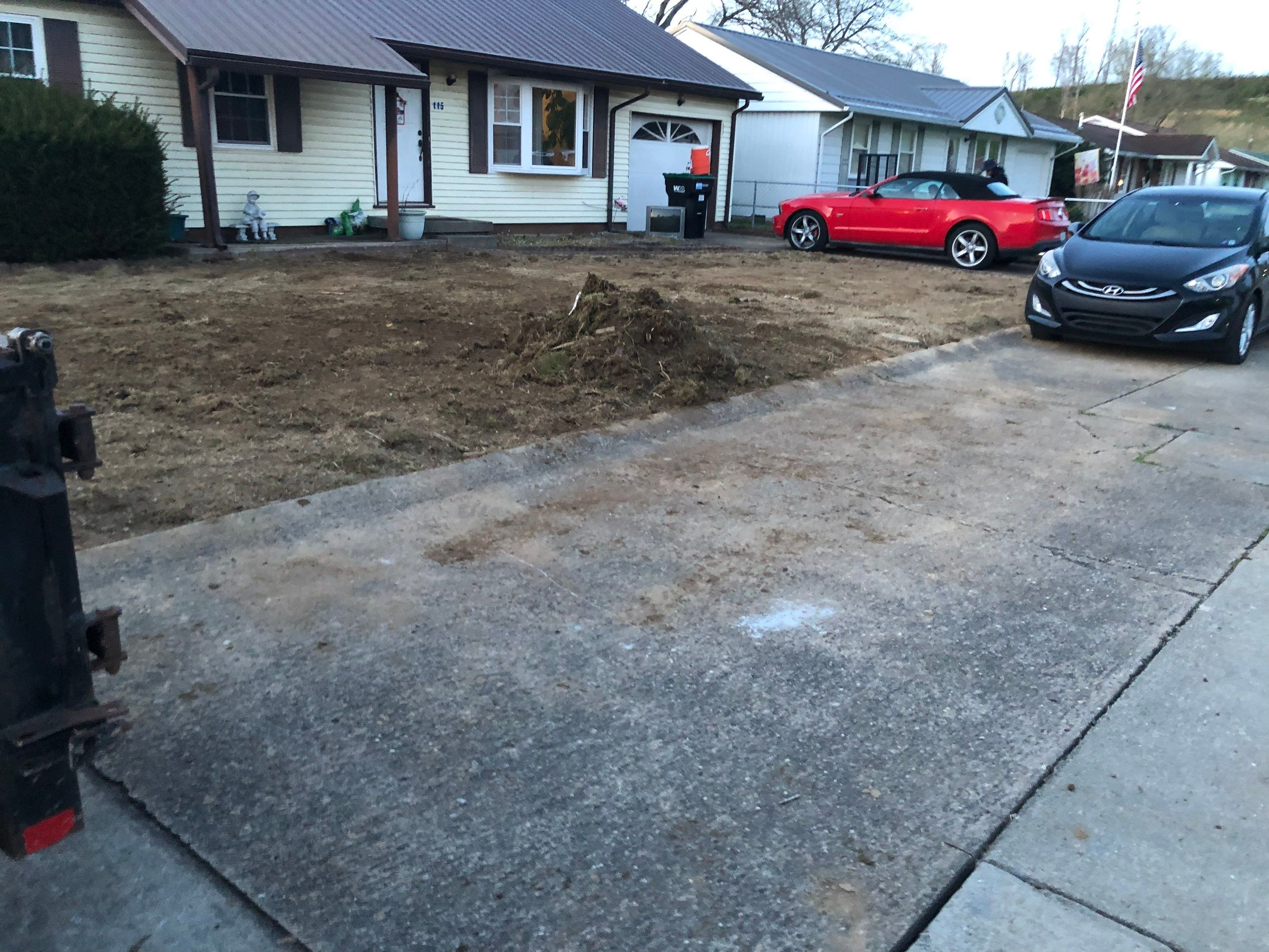 Sod Installation using Fescue Sod by GrassBusters, Inc.
