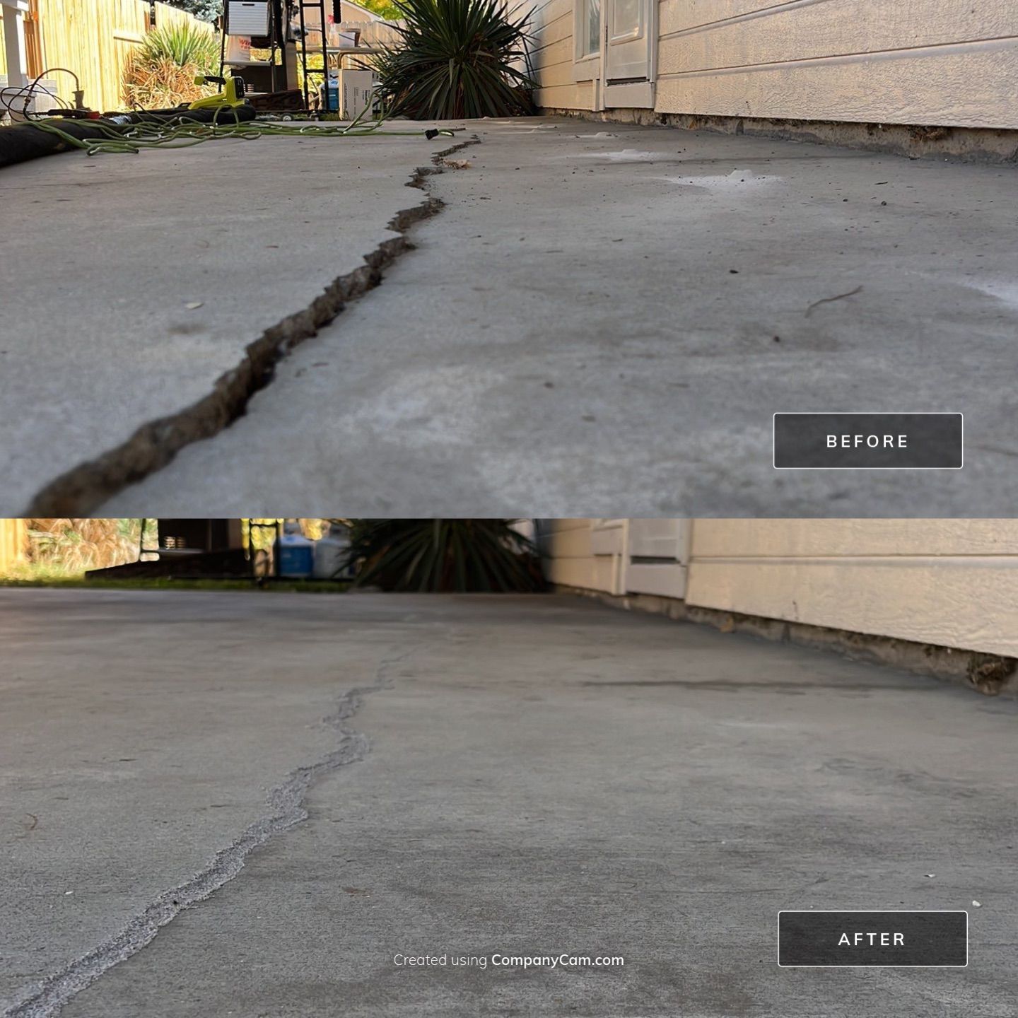 A HUGE Crack and Trip Hazard Fix by Mr. Mudd Concrete