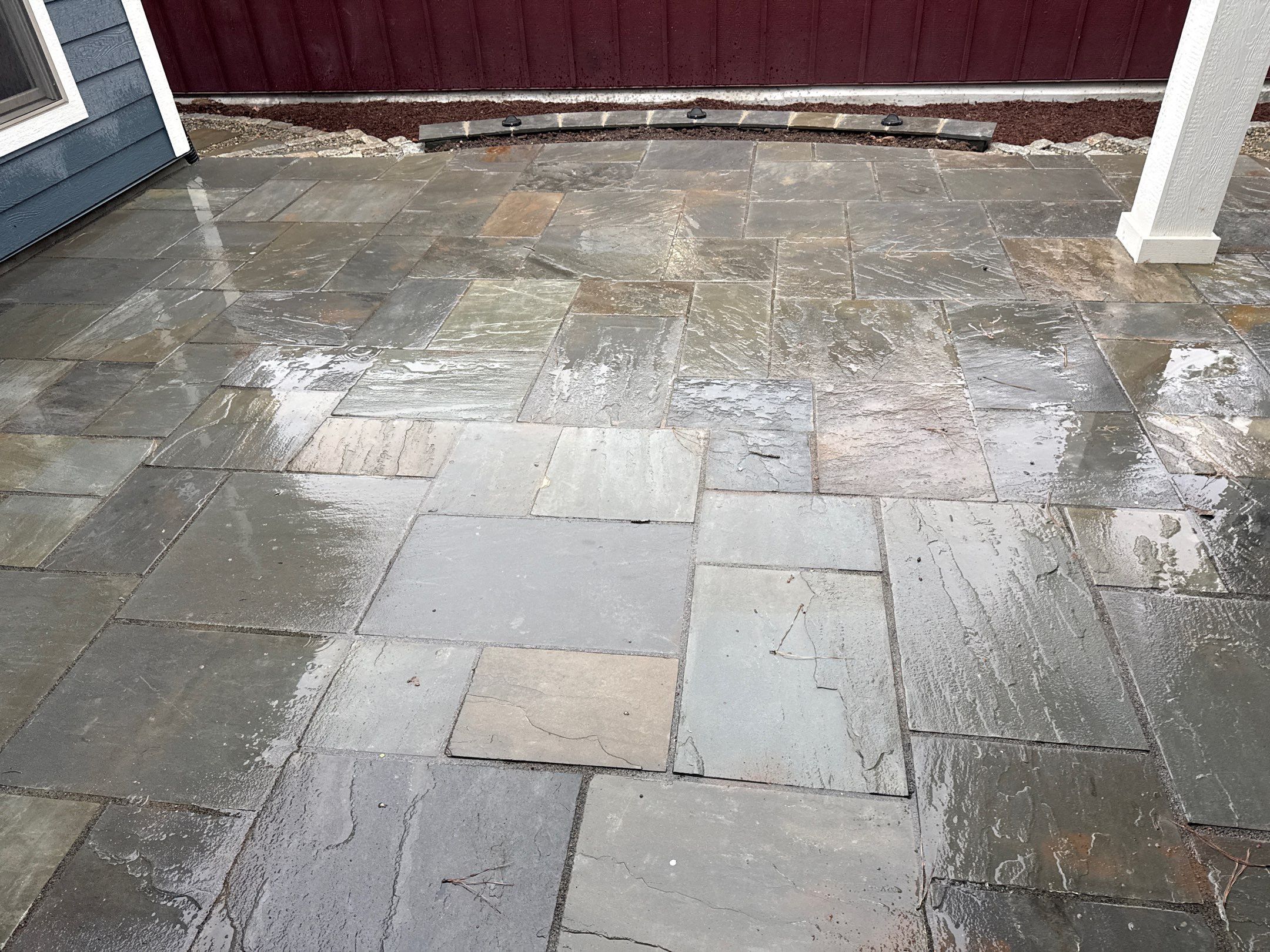 Hardscape lighting in Chapel Hill by Martinez Brother’s Nc Landscaping Inc
