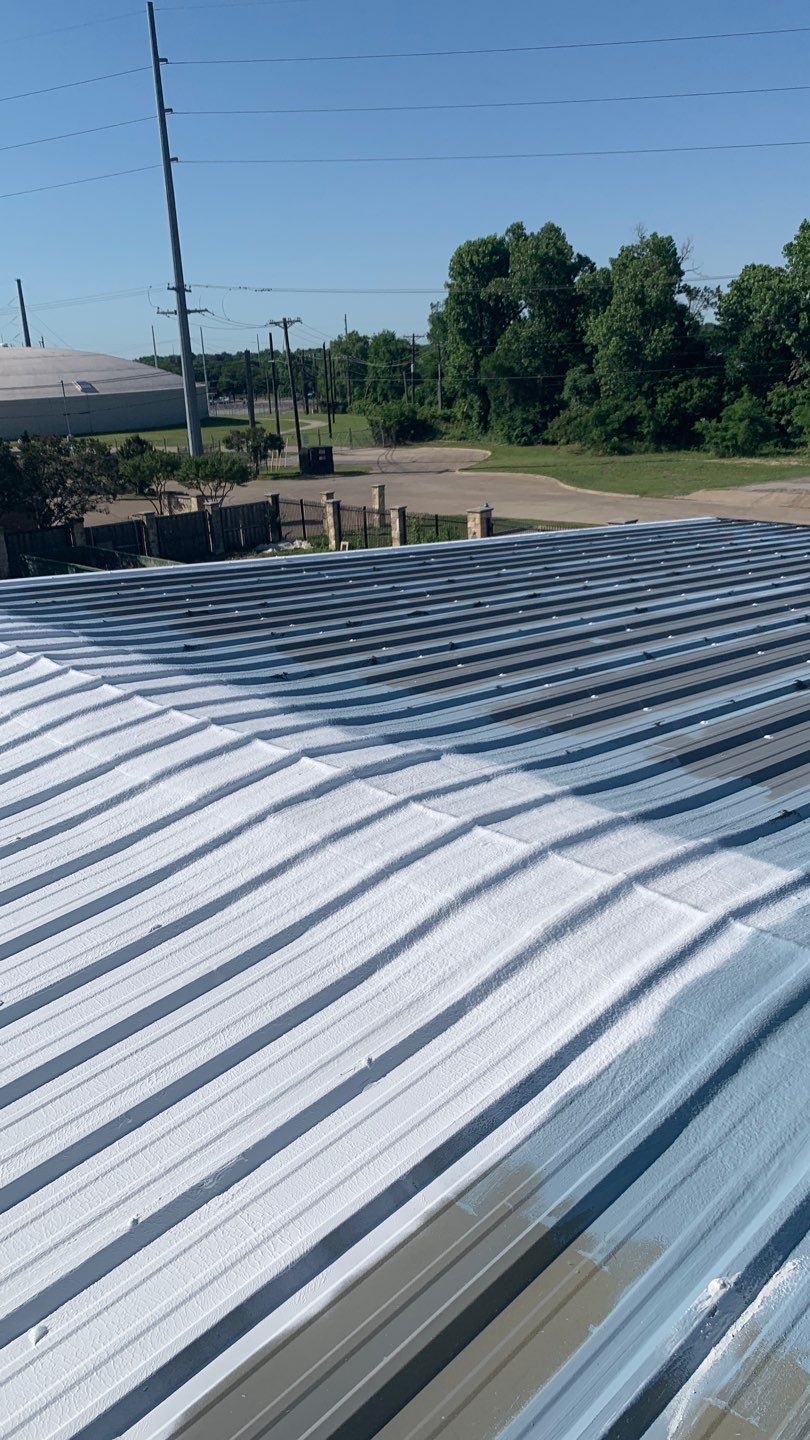 Foam & Metal Roof Restoration – Thermo Sensors (Garland, TX) by All Star Roofing LLC