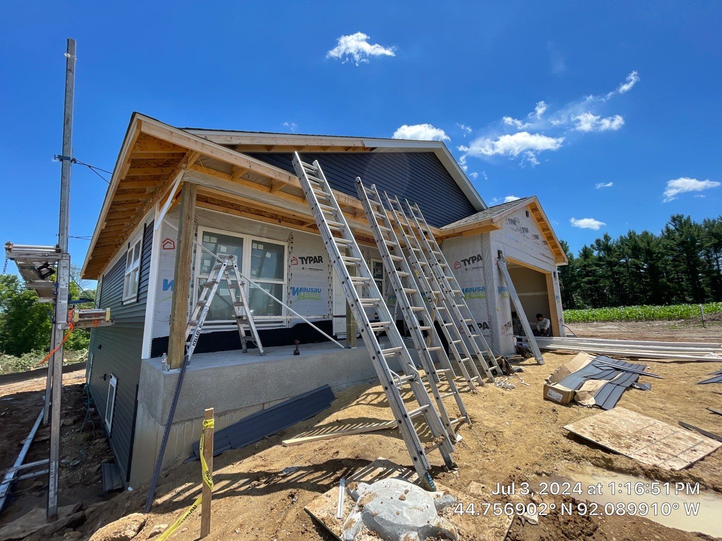 Elmwood, WI Build by Bauer Estates LLC