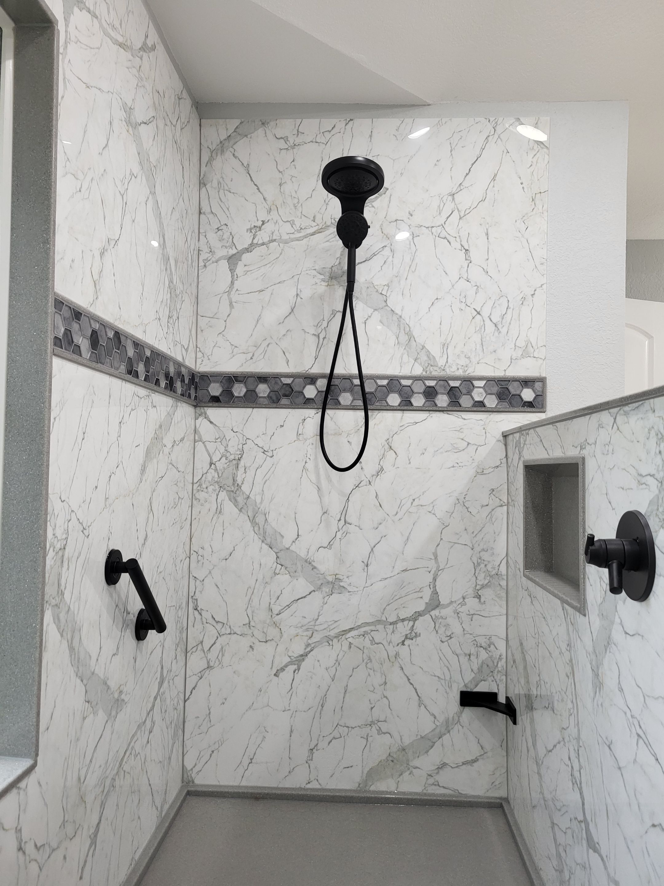 Helotes Bathroom Remodel Large Walk-in Shower by Legacy Bath and Kitchen 