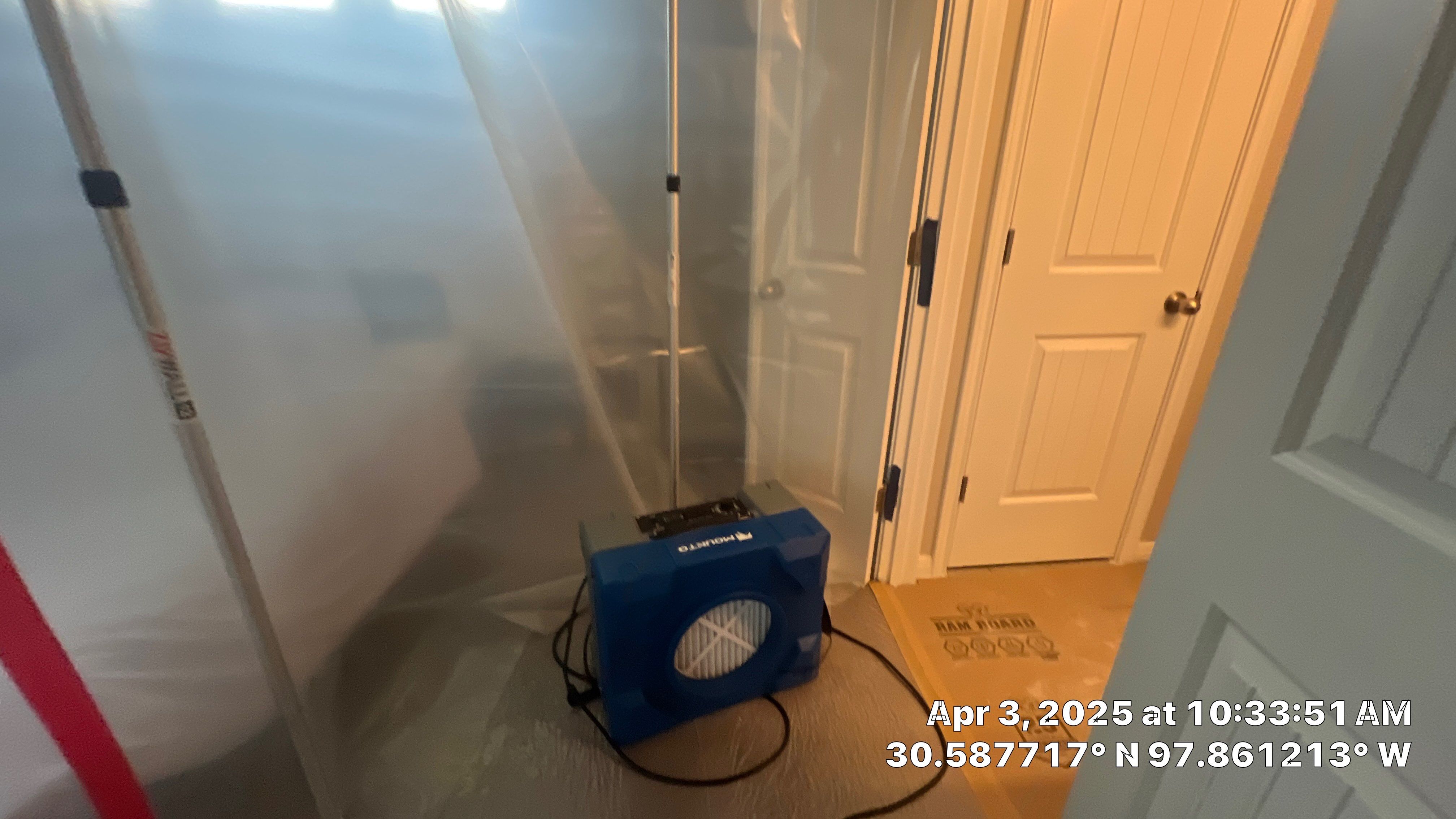 Water Damage Mitigation and Interior Ceiling Restoration in Leander by Caliber Restoration LLC