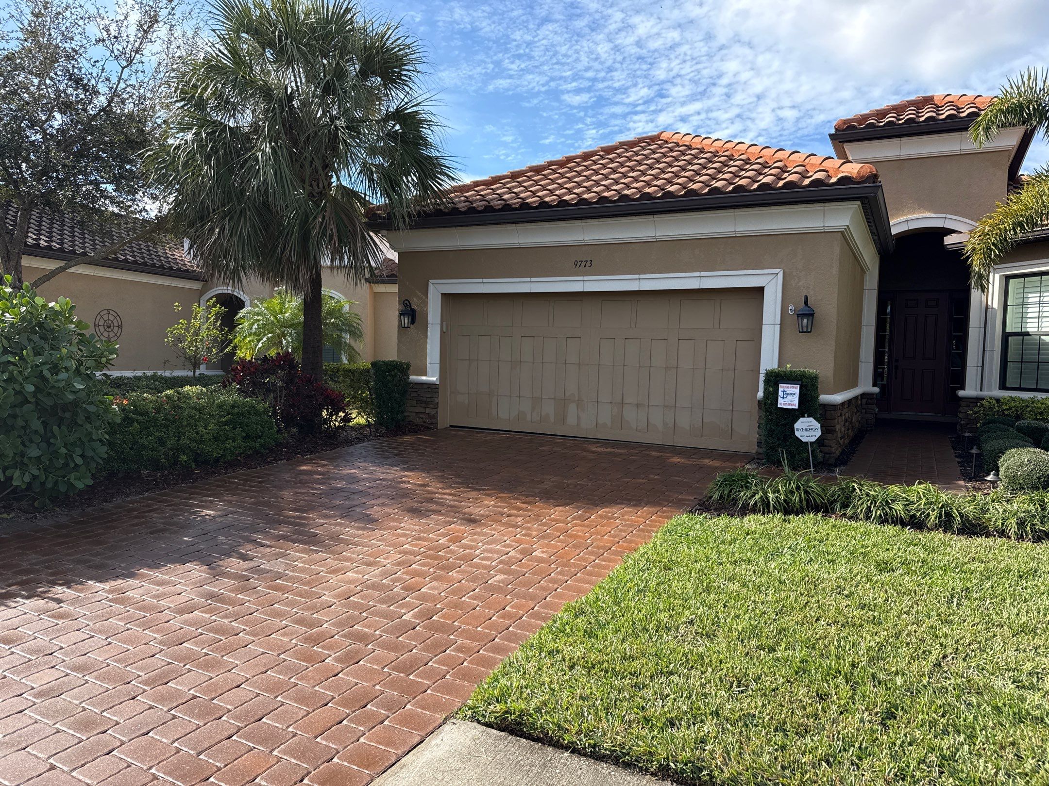Tile Roof Cleaning (No Walking on Roof) – Artisan Lakes, Palmetto, FL by Sunshine AquaWash