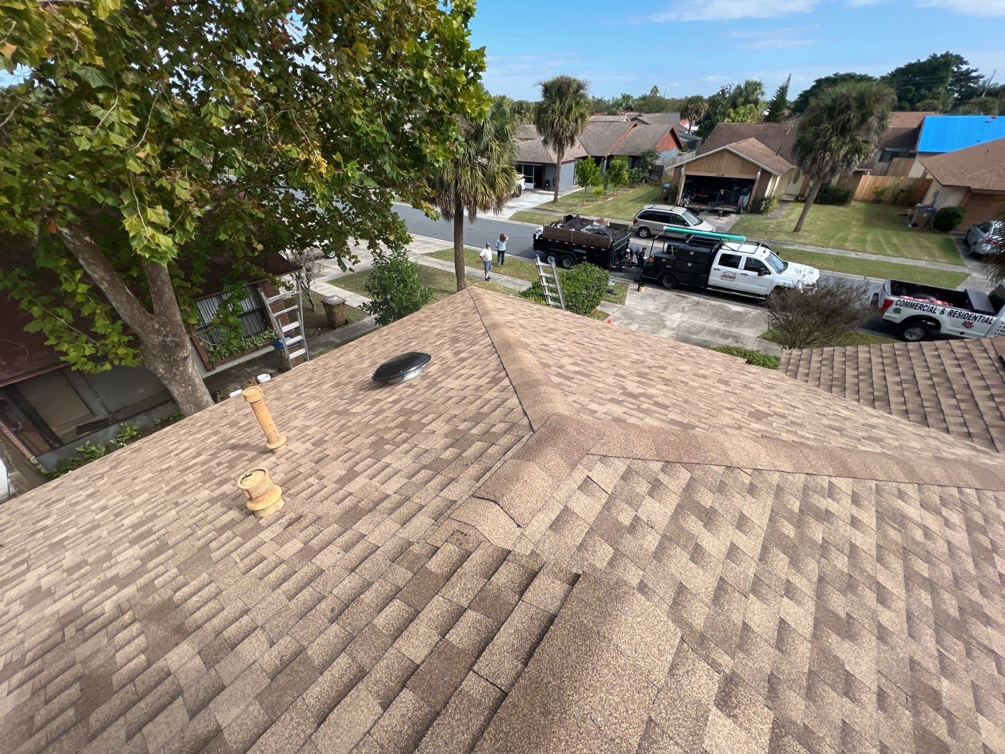 Residential Roofing Installation using GAF Timberline HDZ by 1st Class Roofing, Inc. 