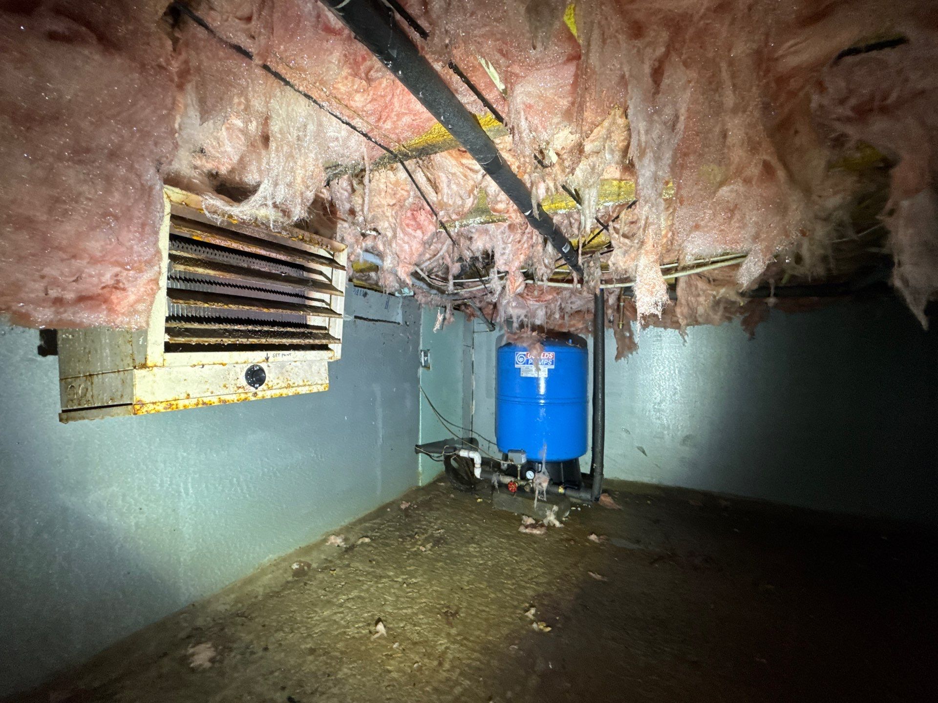 Pocono pines Dry and energy efficient crawlspace. by Burke Home Services