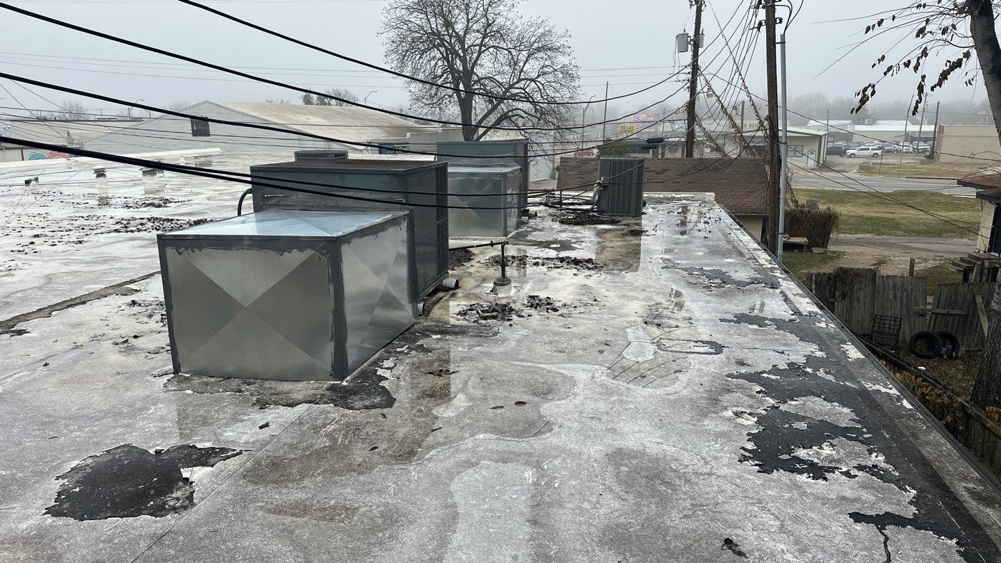 Commercial TPO Roof Replacement in Ardmore for McLish Church by BANA Roofing and Solar Supply