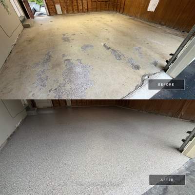Vintage Shalestone Garage Coating