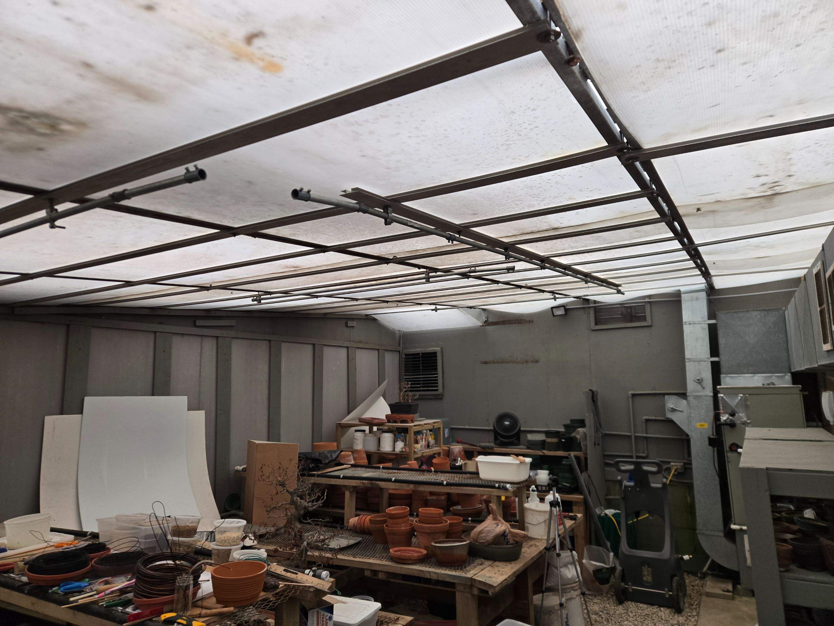 Greenhouse Roof Replacement and Structural Framing Repair in Centerville by Level Up Roofing and Restoration Services LLC