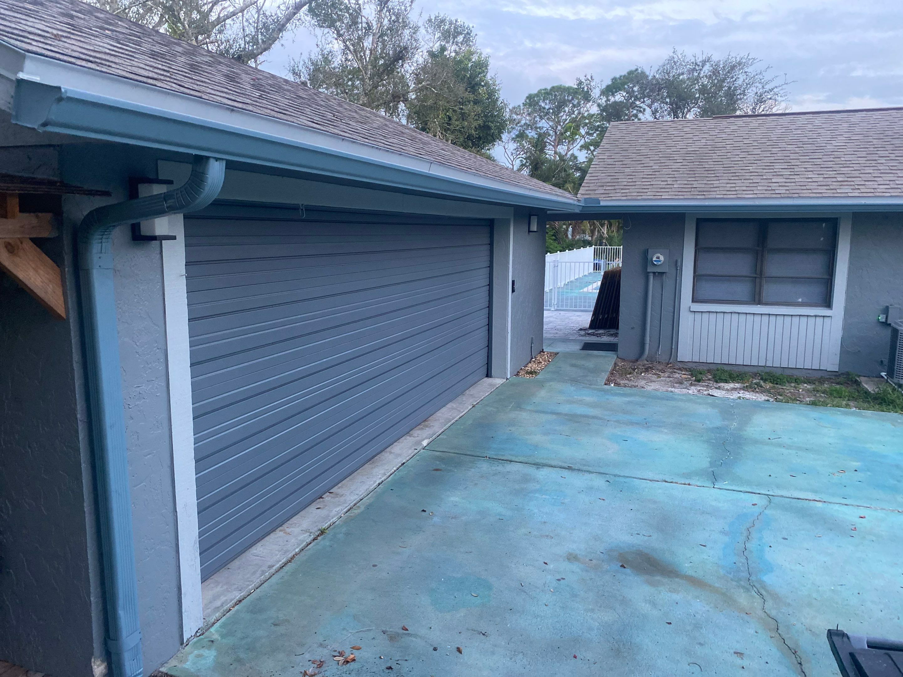 Charcoal Grey Gutters in Fort Myers FL by Gutter Professors