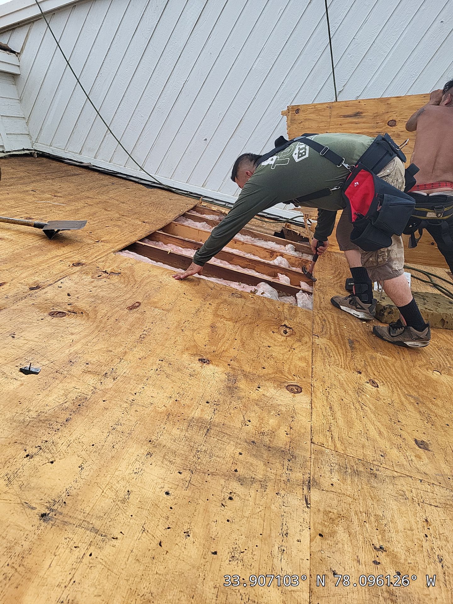 Roof Replacement in Oak Island, NC Using CertainTeed Shadow Ridge Hip & Ridge by RGR Construction and Roofing, LLC