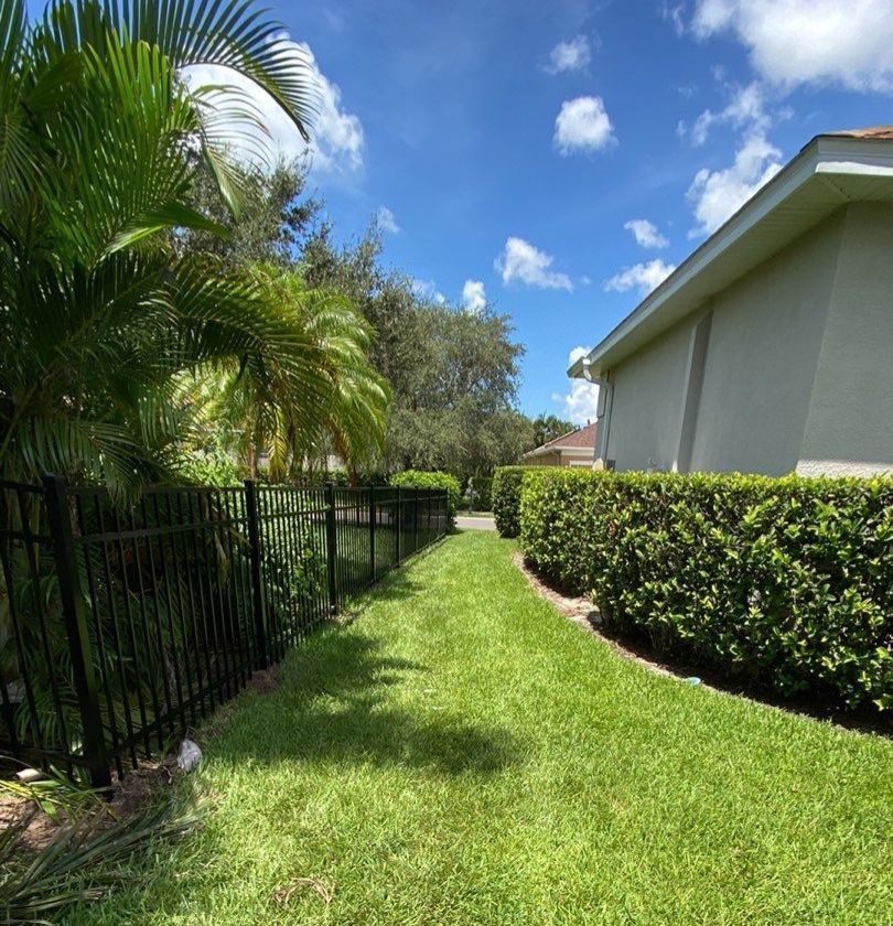 Aluminum Fence Installation using Black 3 Rail Aluminum Fence by Asap fence and gates, LLC