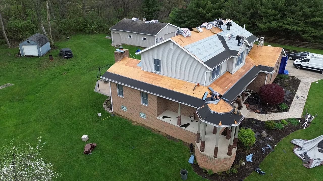 Atlas Pinnacle, Color, Coastal Granite, Drip Edge, Birch White by Eagle Eye Roofing