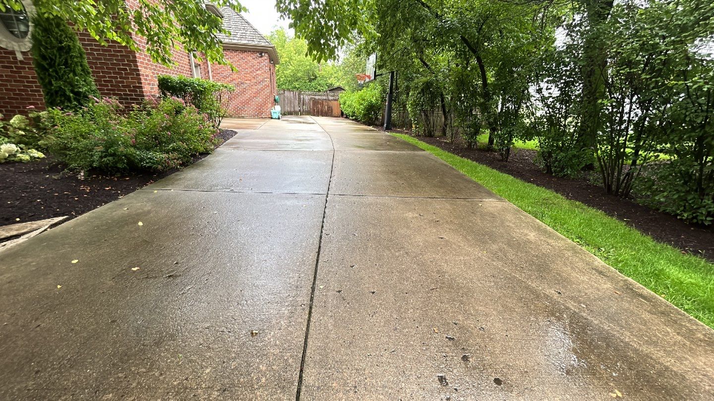 Exterior Stone and Concrete Surface Cleaning by Northern Power Washing LLC.