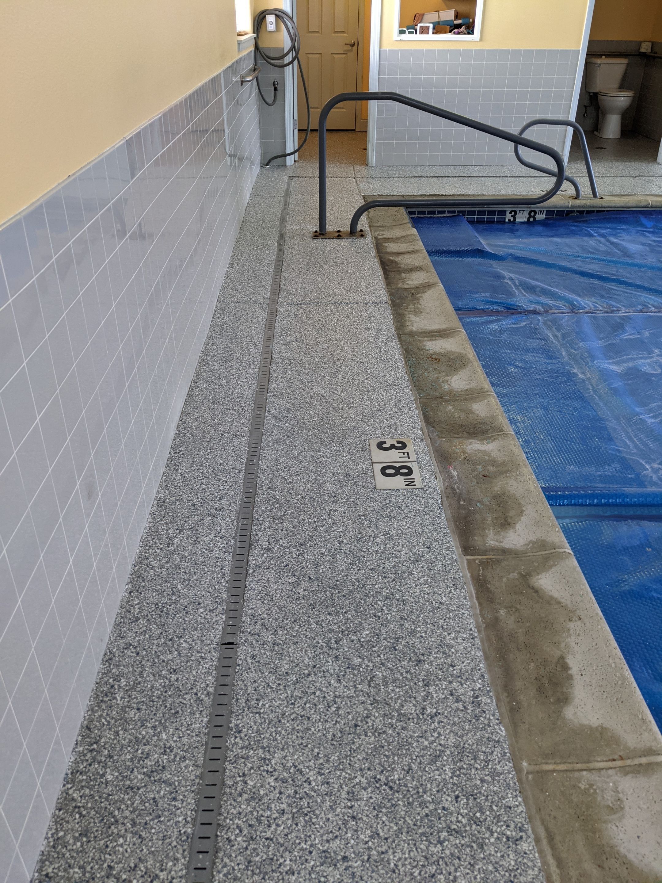Pool Deck Transformation using Tidal Wave by Croc Coatings, LLC