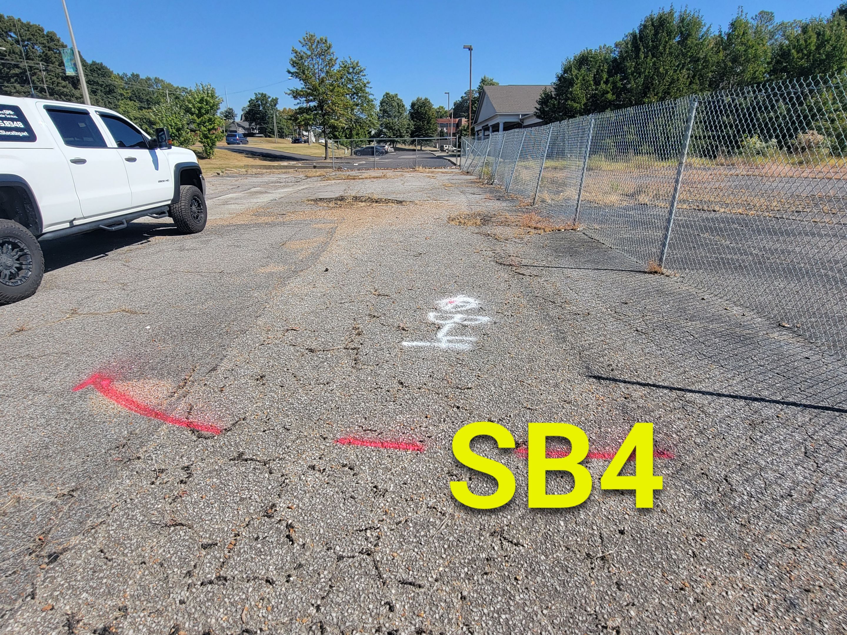 Soil Boring Locations by Alsip Locating Service, LLC