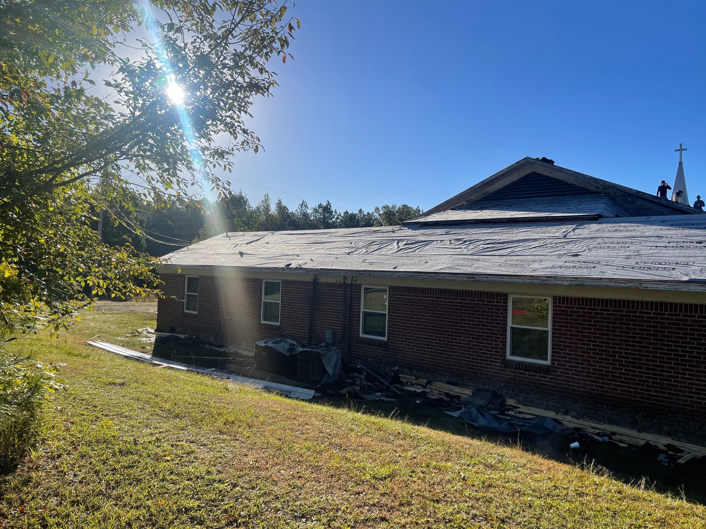 Residential Metal Roof Replacement using Reed's Metals: 26 GA. Colored Residential Metal Panels (Barn Red) by Hostetler Roofing