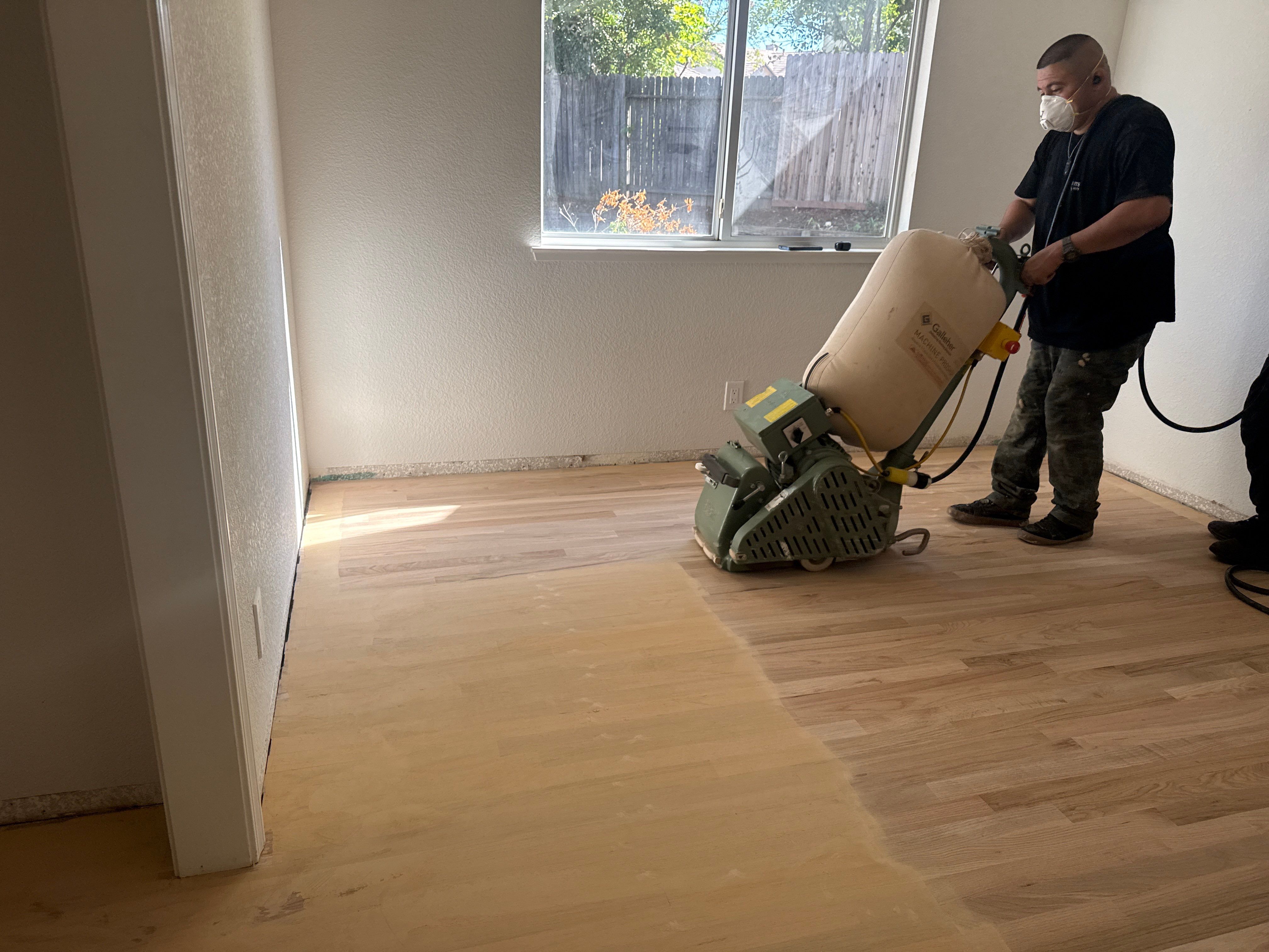 Custom Red Oak Hardwood Floor Installation and Finishing in Roseville by Footprints Floors South Sacramento