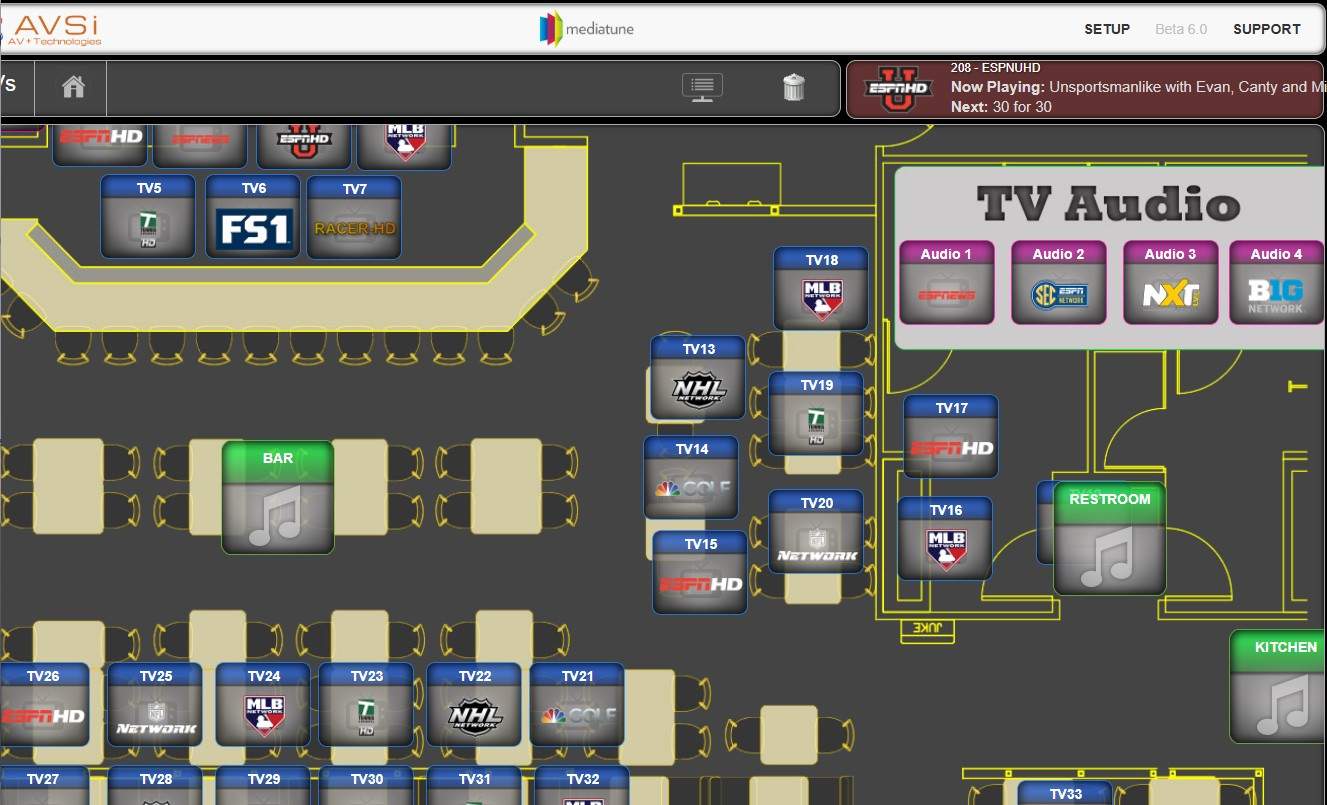 AVSi Comm3000 upgrade with Custom Mediatune interface by AVSi