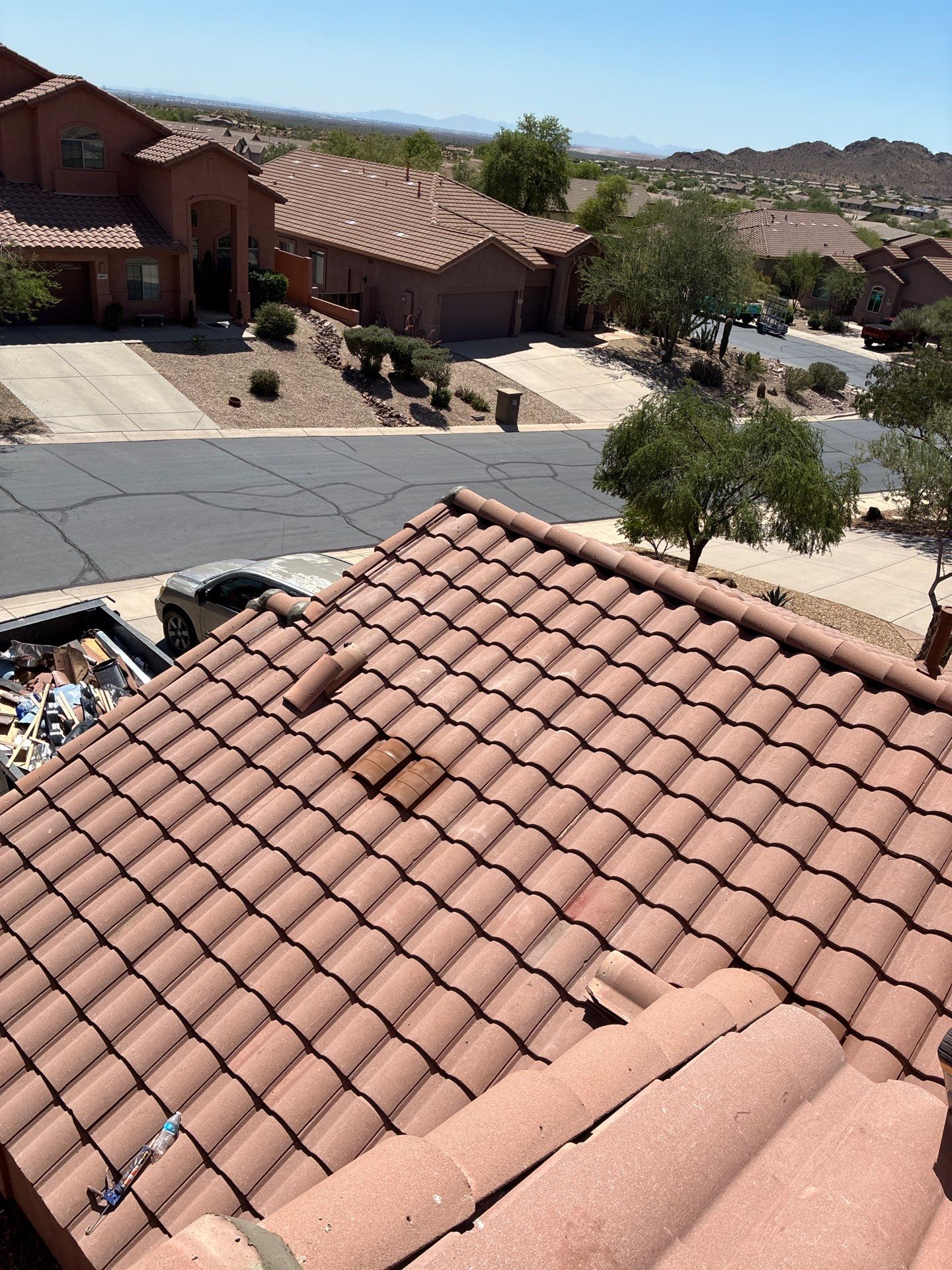 Tile Reset using Concrete Tiles in Gold Canyon by Weather-Tite Roofing