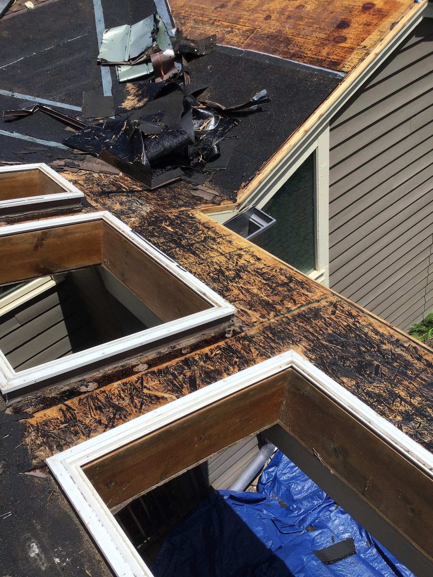 Velux Skylights, GAF Roofing, Front Porch Overhang by Northwest Construction
