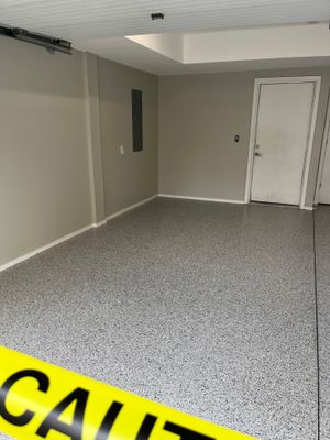 Garage Floor Coating using Coyote