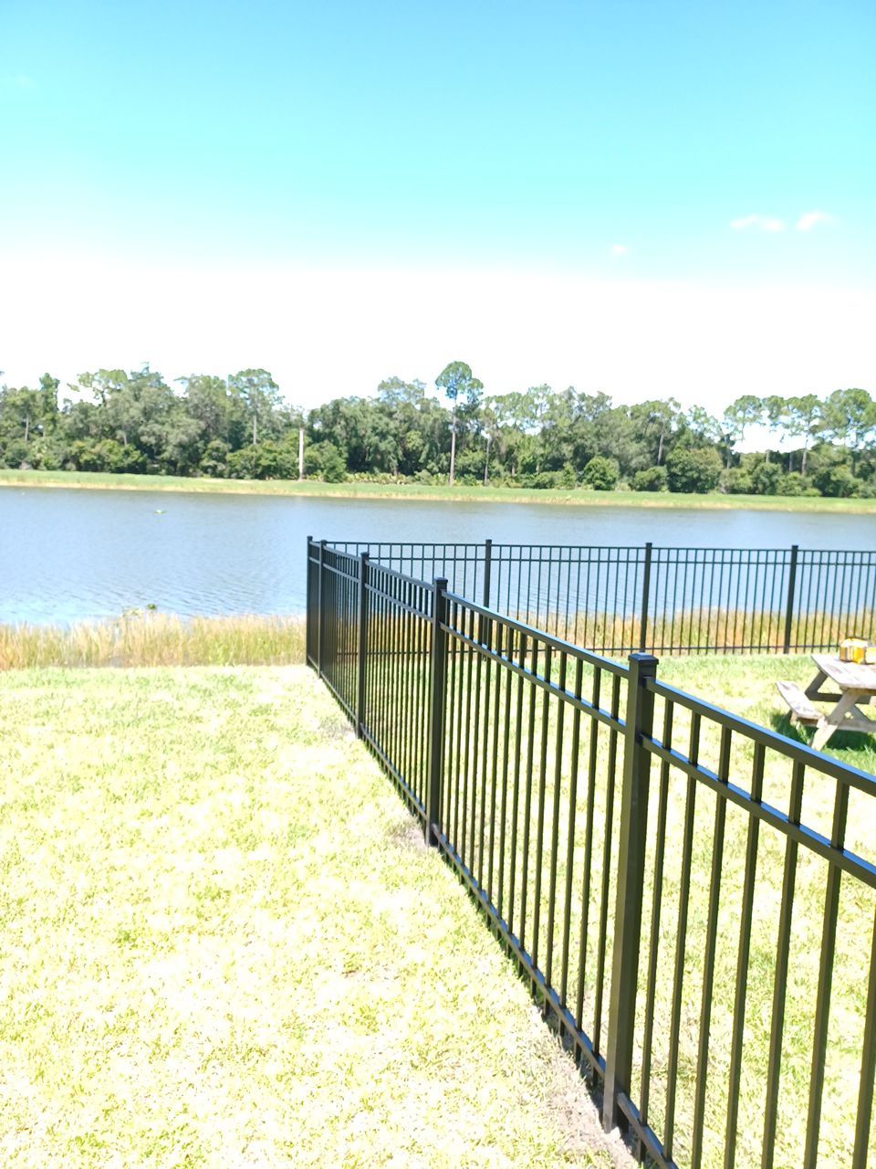 Sarasota, FL 4ft. Tall 3-Rail Black Aluminum Fence by Asap fence and gates, LLC