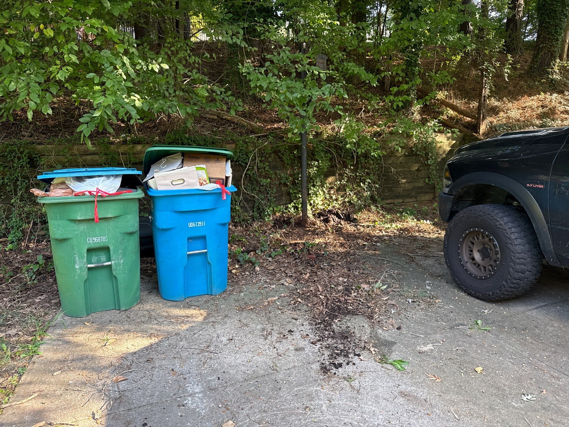 Project in Matthews by Badger Hauling