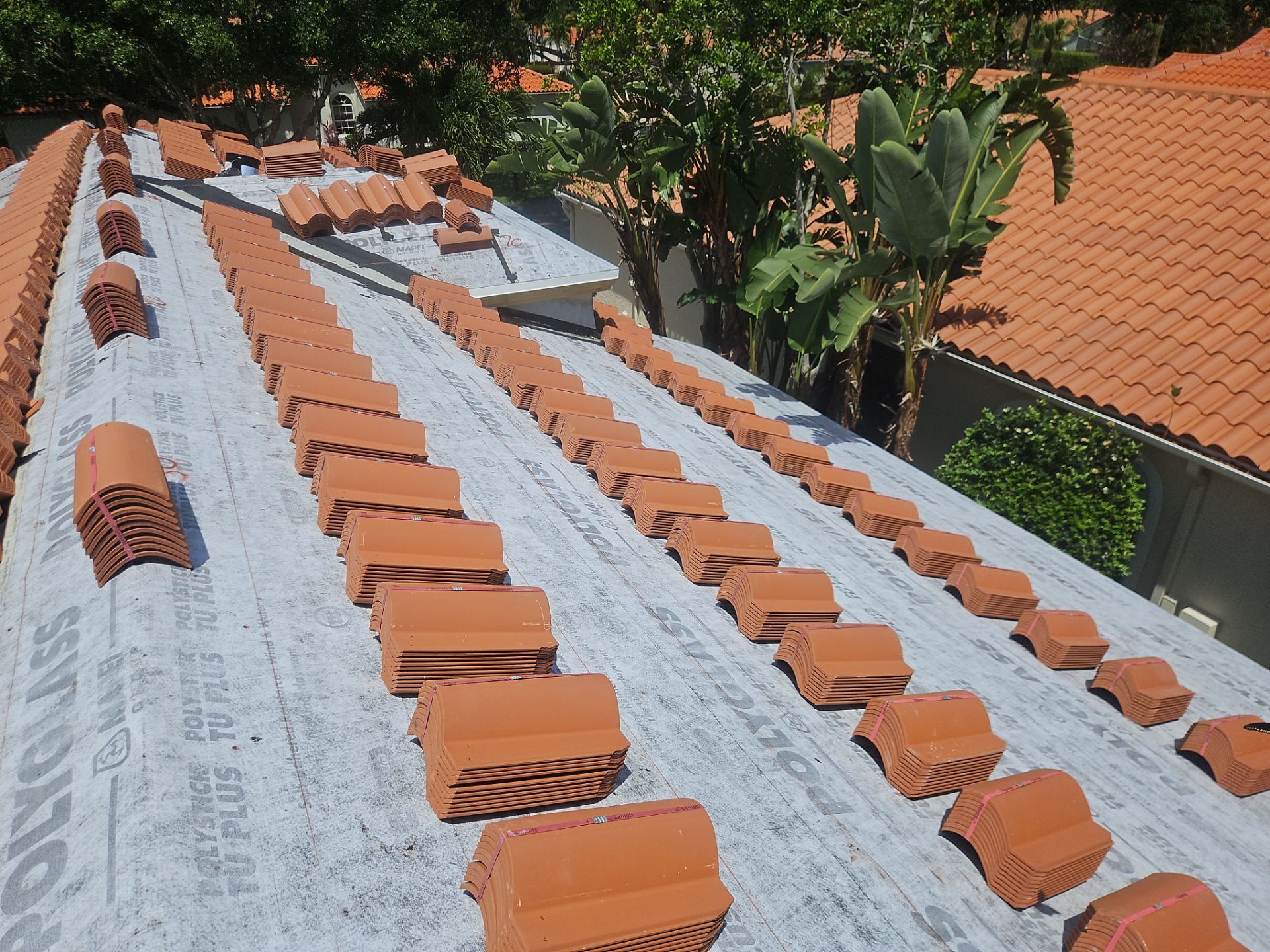 Residential Roofing Installation using Santa Fe by BLUES BROTHERS ROOFING