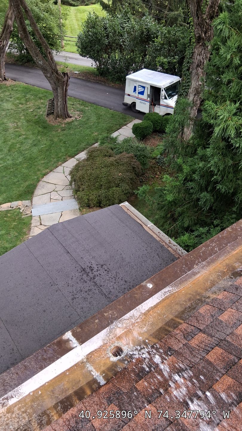 Gutter and Downspout cleaning in Montville New Jersey 07045 by NJ Home Maintenance Services