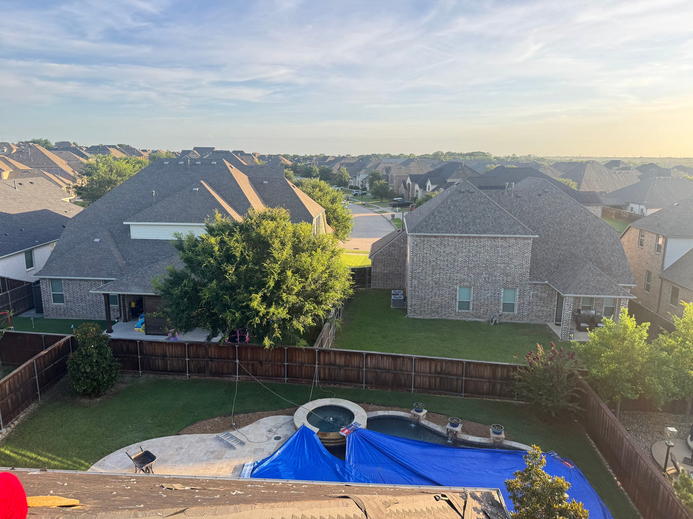 Inspection Wind damages and ceiling leaks McKinney, TX by NIMBUS GENERAL CONTRACTORS, LLC