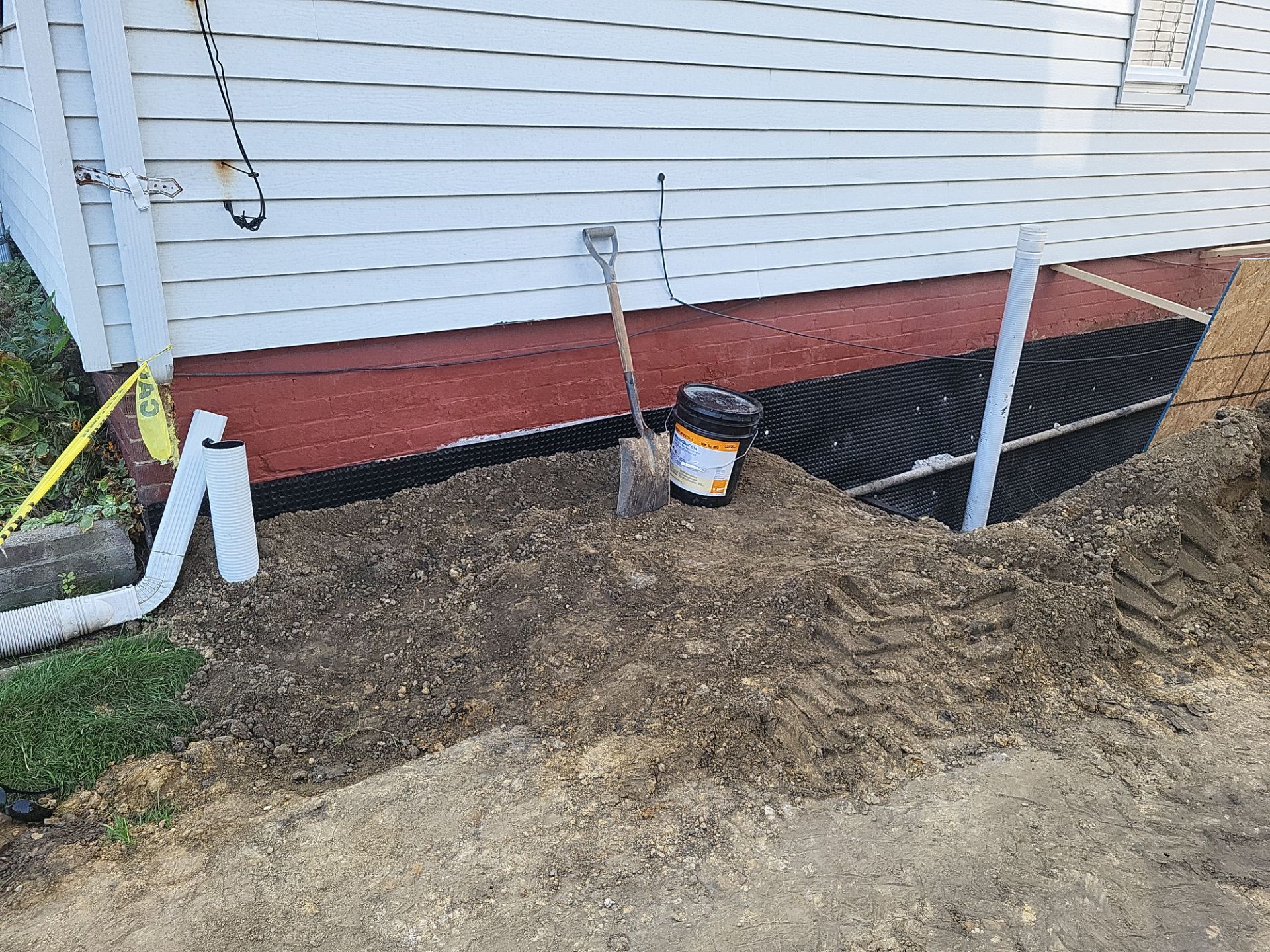 Exterior Deep Waterproofing System by Toledo Basement Repair