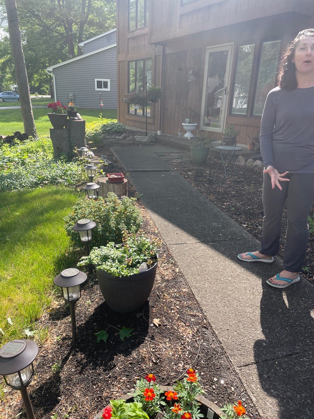 Broom Finish Walkway  by NG Masonry & Construction LLC