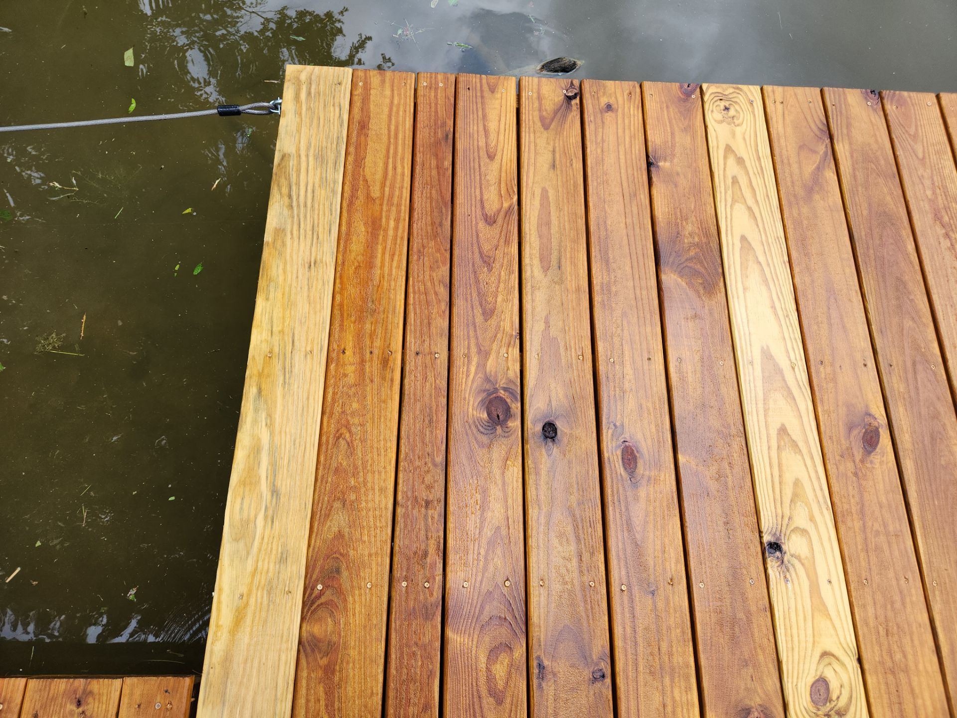Dock using Wood Sealant by DuraSeal